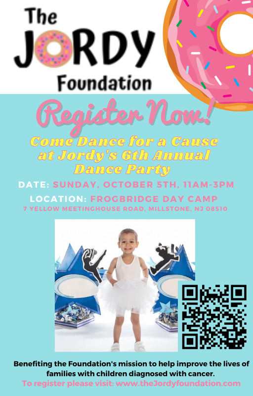 The 6th Annual Jordy Foundation Dance Party flyer